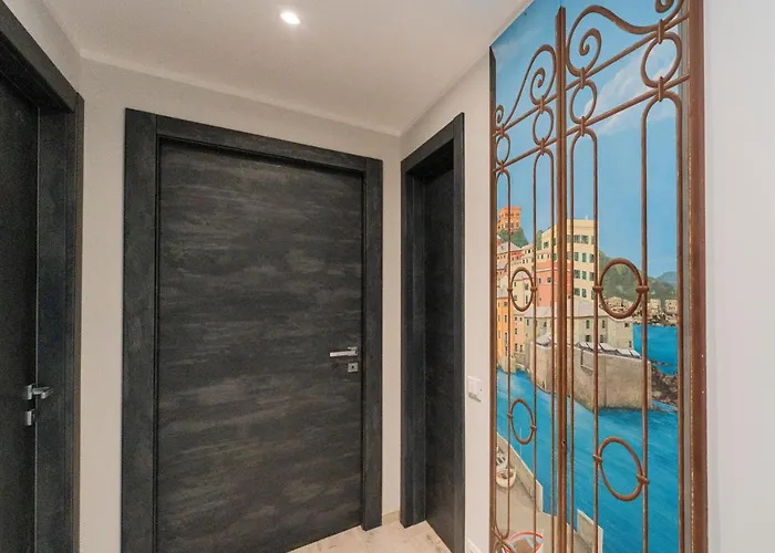 097 - Casa Stella A Riva Trigoso, 300 Metri Da Mare E Spiaggia, Posto Auto Privato Gratis Apartmán Sestri Levante