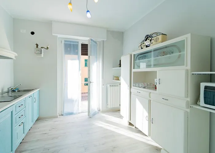 097 - Casa Stella A Riva Trigoso, 300 Metri Da Mare E Spiaggia, Posto Auto Privato Gratis